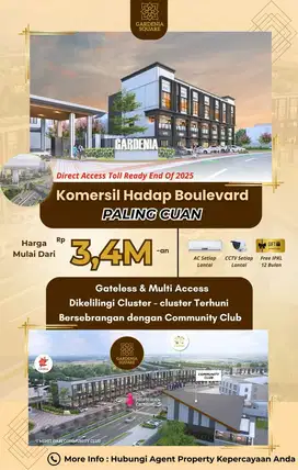 Paramount Land, Akses Tol & Lokasi Premium Ruko Gardenia Petals 3,38M