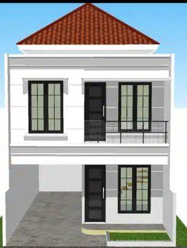 Rumah Kampung 2 lantai Bisa KPR bank