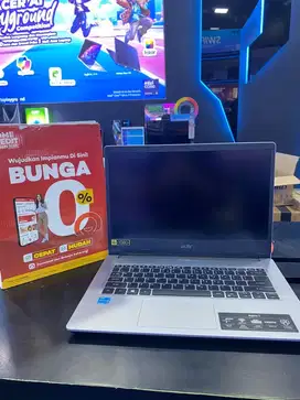 Cicilan Laptop Acer Aspire 3 Bunga mulai dari 0%