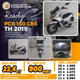 PROMO CASH KREDIT HONDA PCX 150 CBS TH 2019 UNIT MULUS BERGARANSI