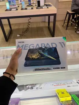 Tecno megapad 11inch 8/256gb gress garansi resmi 1thn