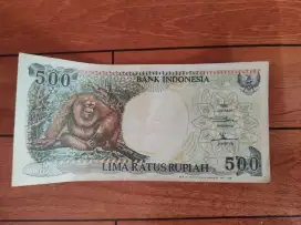 Uang kuno Rp 500 tahun 1992