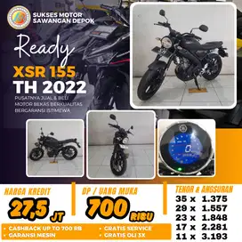 CASH KREDIT DP 700 YAMAHA XSR 155 TH 2022 UNIT MULUS BERGARANSI