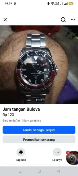 Jam tangan Bulova Swiss made