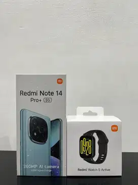 Promo Redmi Note 14 Pro+ 5G Free Watch 5 active