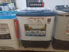 Mesin Cuci Sanken Twin TUB 8KG