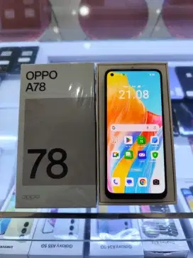Hp Second Oppo A78 4G Ram 8/256GB Resmi Fullset Ori Baca Deskripsi