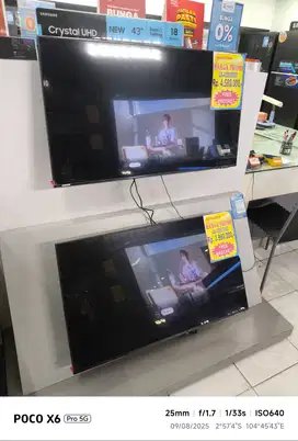 Promo tv Samsung cicilan pakai home credit bunga 0% free 2x angsuran