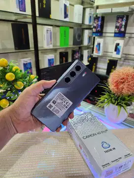 Tecno Camon 40 Pro 5G Ram 8+8Gb/ 256Gb Fullset Mulus Pemakaian 20 Hari