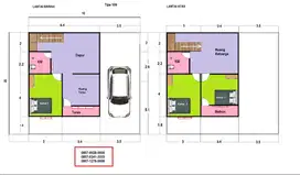 Tingkat 2 Lantai mewah , harga murah. Akses mudah dkt Jln Raya. Bs KPR