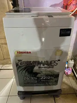 Mesin cuci toshiba top loading 7kg