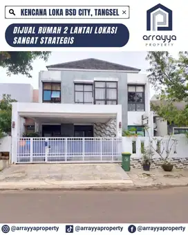 RUMAH LUAS 2 LANTAI LOKASI DI KENCANA LOKA BSD .ENB207.