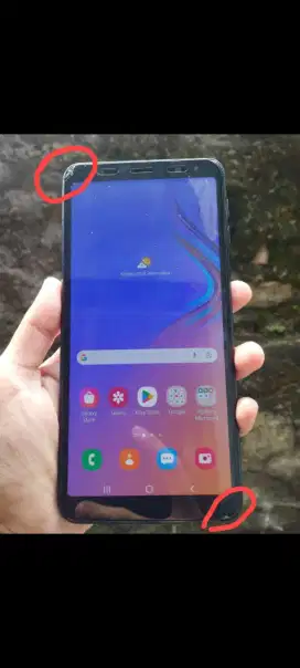 Samsung A7 2018 ram 4/64 nfc minus sesuai gambar
