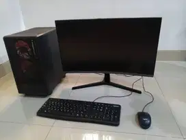 JUAL MURAH PC GAMING SEPAKET PC + Monitor 27 Inch SAMSUNG CURVED