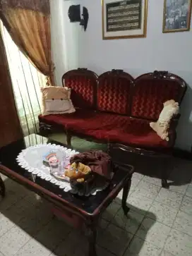 Jual bangku meja kayu jati lawas