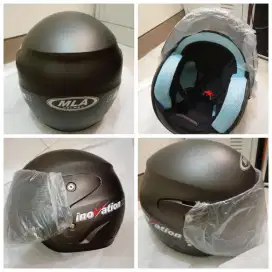 Helm Half Face MLA Dark Grey