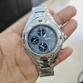 Jam Tangan Pulsar silver biru pria ori