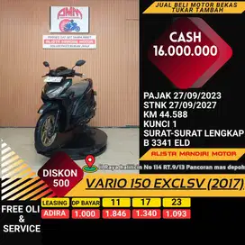 KREDIT TANAPA DP VARIO 150 EXCLSV TH 2017 BAYAR PAKAI CC / PAYLATER