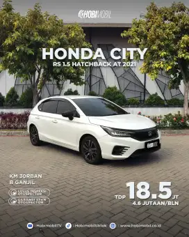 Honda city RS hatchback at 2021 garansi mesin 5 tahun