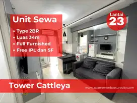 Sewa 2BR atas mall apartment Bassura City full furnished