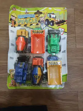 Mainan Mobil Truk Konstruksi Transportasi Kontruksi Isi 6 Pcs