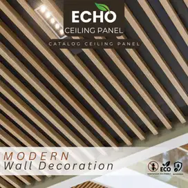 Echo Ceiling Plafon PVC 5cm / Click On Hollow Panel Indoor 2.9 m