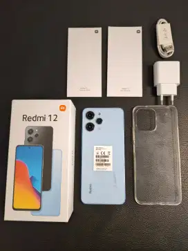 Redmi 12 8/256GB Blue - Fullset - Mulus - COD Jogja