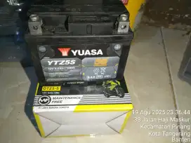 AKI MOTOR YUASA BARU ORIGINAL
