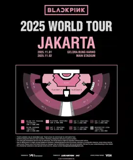 TIKET BLACKPINK JAKARTA 1 CAT2A