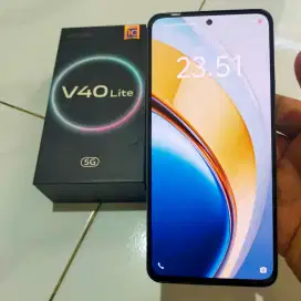 Vivo V40 lite 5G 8/256 fullset segel mulus 98% dan masih bergaransi