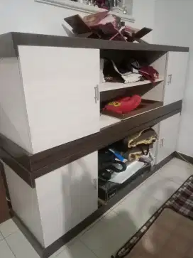 Credenza/meja tv minimalis besar, 2 unit