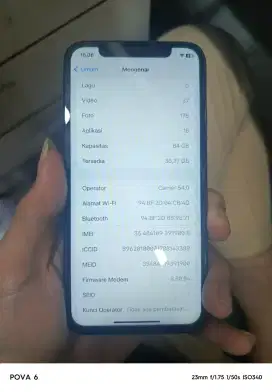 IPHONE X 64GB PUTIH INTER