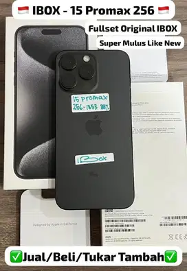 Iphone 15 Promax 256 Gb Black Titanium Ibox Muluss