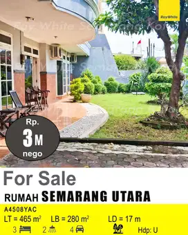 DIJUAL RUMAH DI SEMARANG UTARA A4508