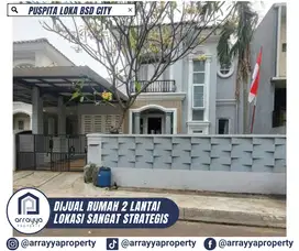 RUMAH 2 LANTAI DI PUSPITA LOKA BSD .AHB298.