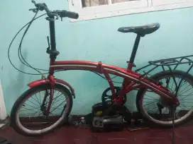 Sepeda lipat ukuran 20