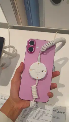 handphone iphone seri 16 plus warna pink