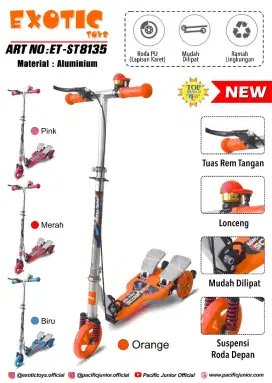 Scooter Injak Anak Exotic aluminium berkualitas n terlaris