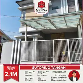 DIJUAL CEPAT BUTUH UANG RUMAH BAGUS SUTOREJO TENGAH