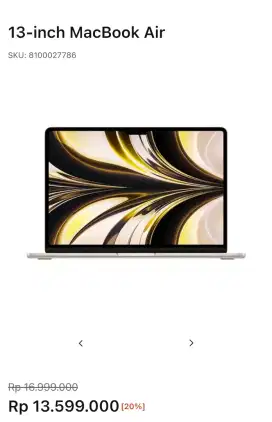 Macbook Air M2 13inch Ibox