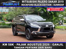 Km=58 Bunga=5,5% Pajak=1TAHUN PAJERO DAKAR ROCKFORD BLACK EDITION 2019