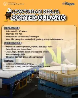 LOWONGAN KERJA / LOKER JAKARTA UTARA SUNTER