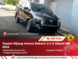 [ GARANSI 1TH ] Toyota Kijang Innova Reborn 2.4 G Diesel 2022/2023