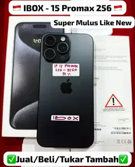 Iphone 15 Promax 256 Gb Black Titanium Ibox muluss