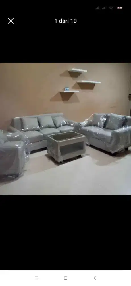 Sofa Tamu 321 Minimalis Cantik Murah