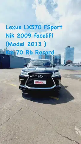Lexus Lx570 Fsport nik 2009 facelift2020 Black on beige Siap Pakai