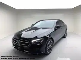 MERCEDES BENZ E200 AVANTGARDE NEW PROFILE 2023 BLACK ON BROWN