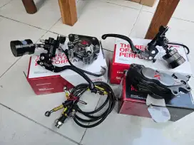 Di jual full set kaliper KTC, mastsr rem, selang rem