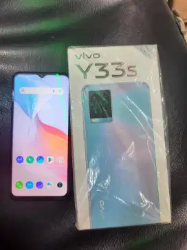 Hp VIVO y33s ram 8+4/128gb mulus banget bekas grs resmi vivo  ok bgt