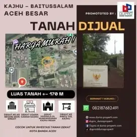 Kajhu - Tanah Murah luas +- 170m Harga 95Jt Terima SHM